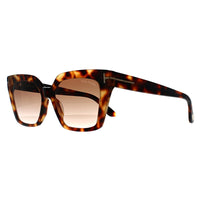 Tom Ford Sunglasses Winona FT1030 53F Shiny Havana Brown Gradient