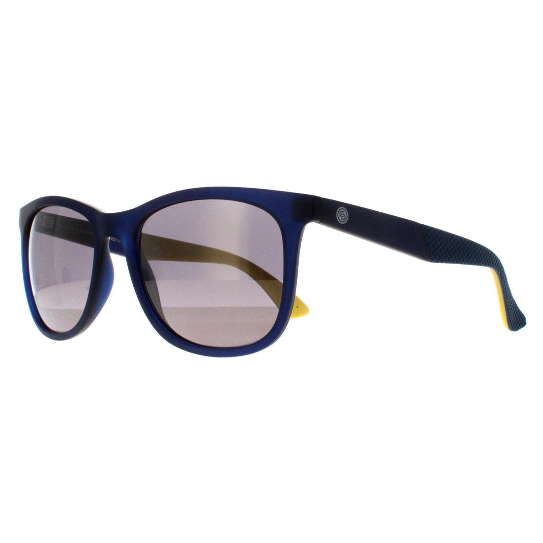 Smarty Sunglasses X2916 G Frosty Matte Black Blue Rubber Yellow Grey