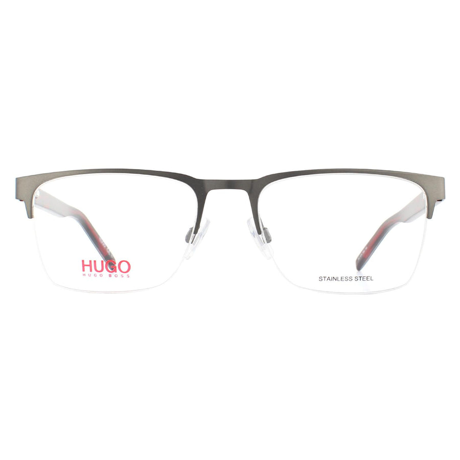 Hugo By Hugo Boss HG 1076 Glasses Frames Matte Dark Ruthenium