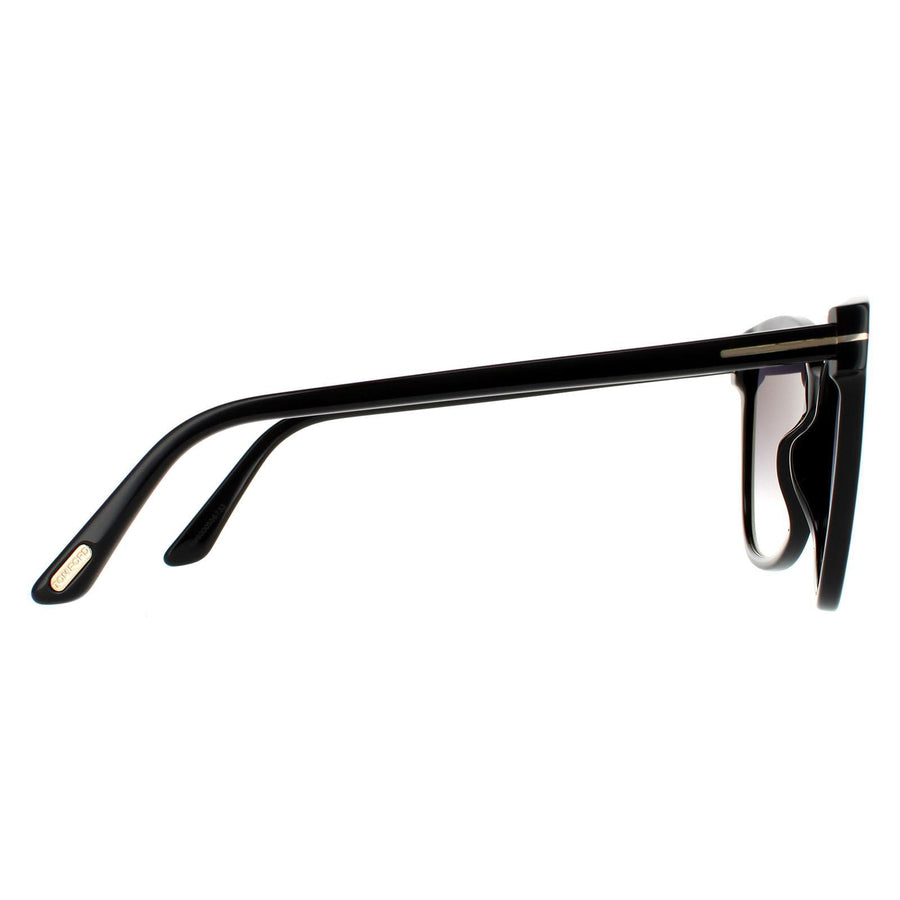 Tom Ford Sunglasses Ani FT0844 01B Shiny Black Grey Gradient