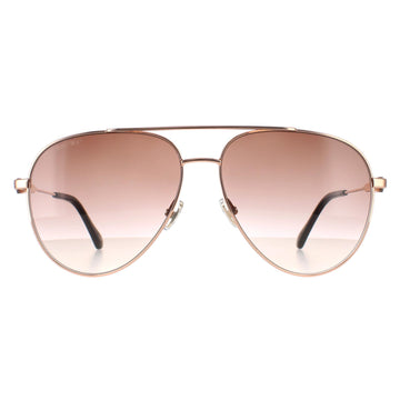 Jimmy Choo Sunglasses OLLY/S DDB HA Gold Copper Brown Gradient