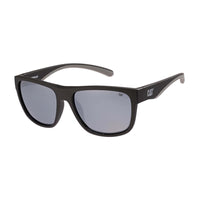 Caterpillar Sunglasses CTS-8032 104P Matte Black Grey Silver Mirror Polarized