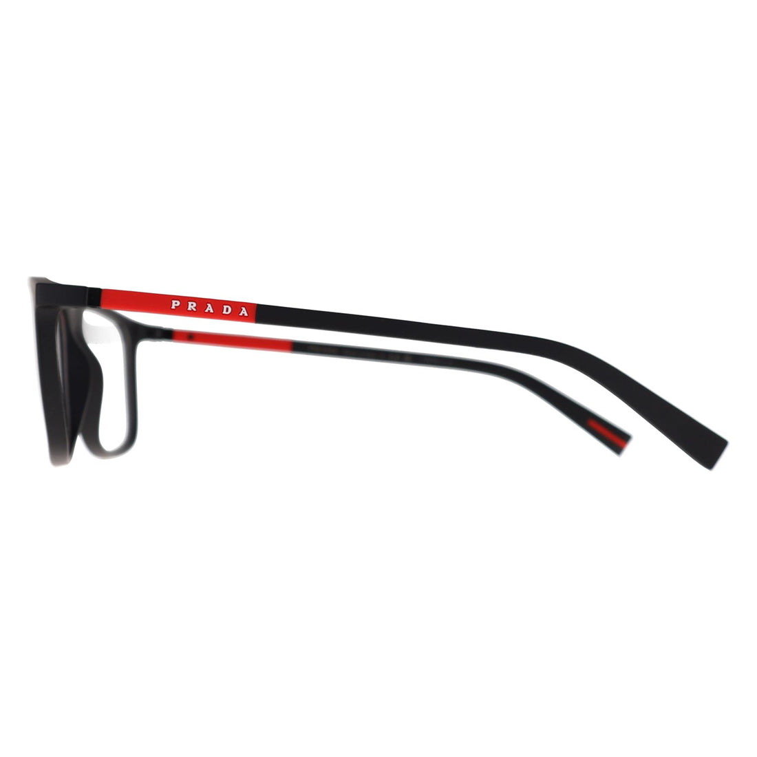 Prada Sport Glasses Frames PS03QV DG01O1 Black Rubbered Men
