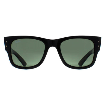 Ray-Ban Sunglasses RB0840S Mega Wayfarer 901/31 Polished Black Green