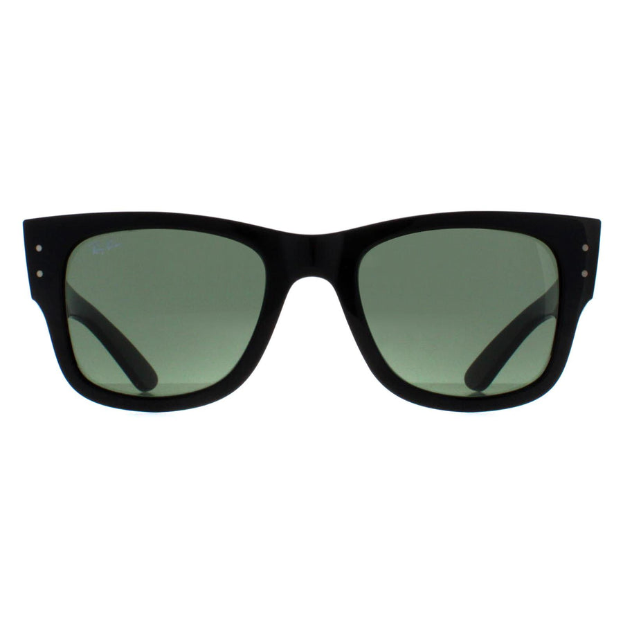 Ray-Ban RB0840S Mega Wayfarer Sunglasses Polished Black Green