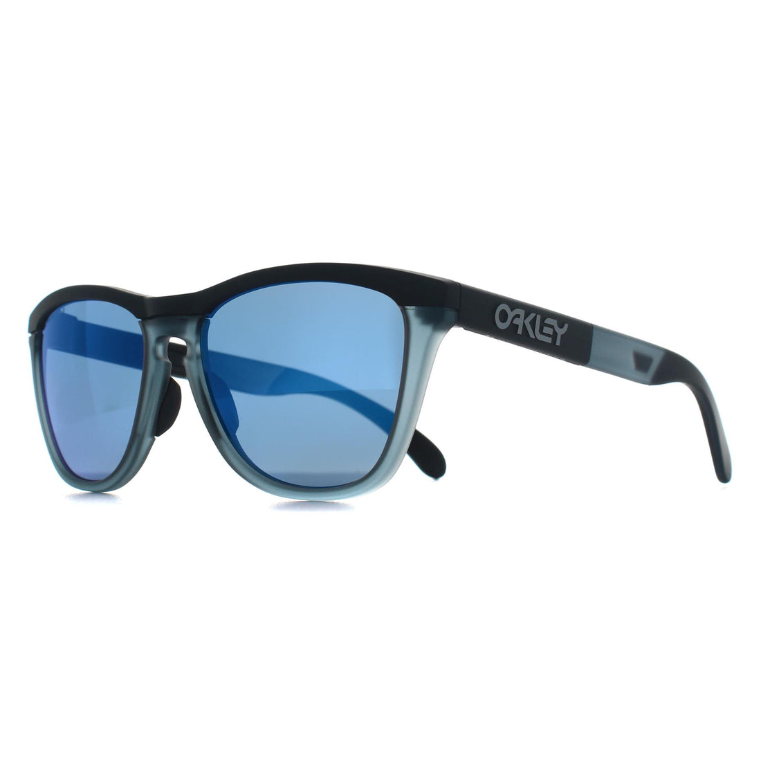 Oakley Sunglasses Frogskins Range OO9284-19 Matte Black Prizm Sapphire