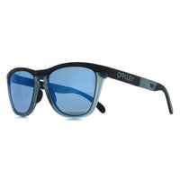 Oakley Sunglasses Frogskins Range OO9284-19 Matte Black Prizm Sapphire