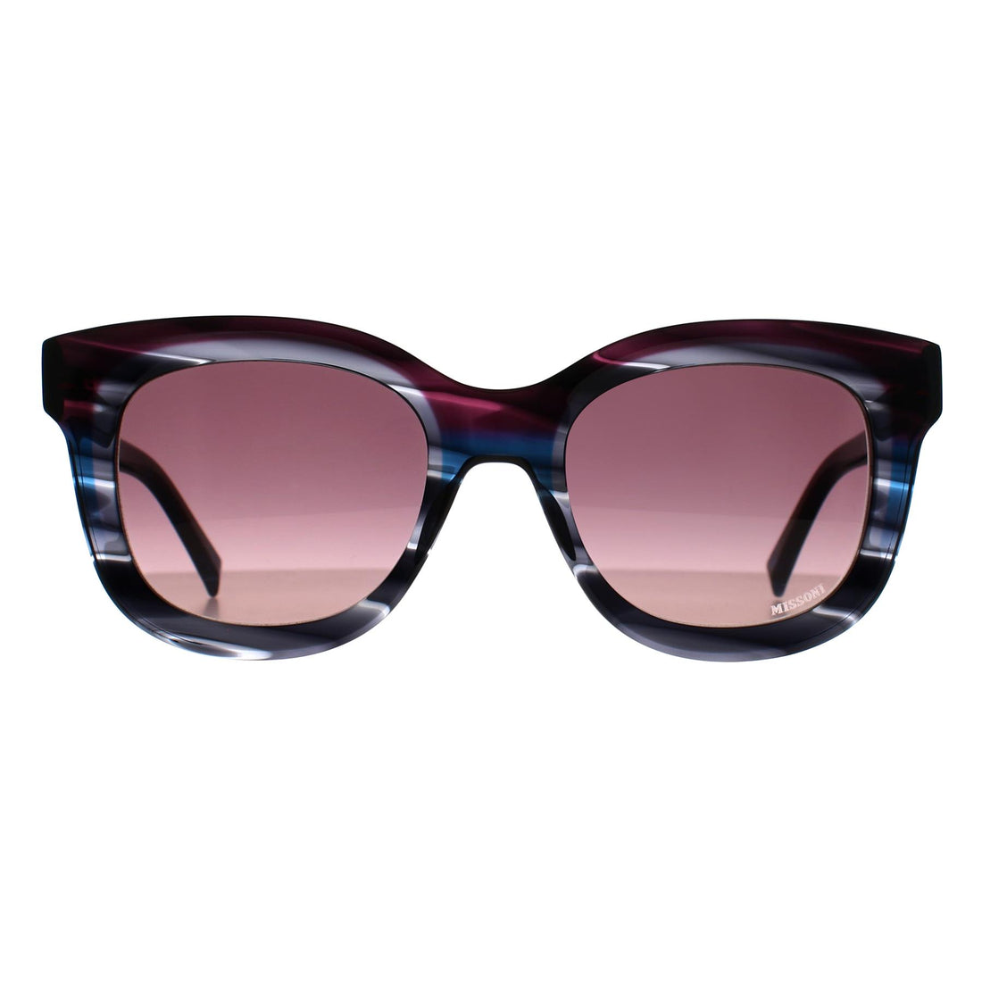 Missoni Sunglasses MIS 0110/S V43 3X Blue Violet Horn Purple Gradient
