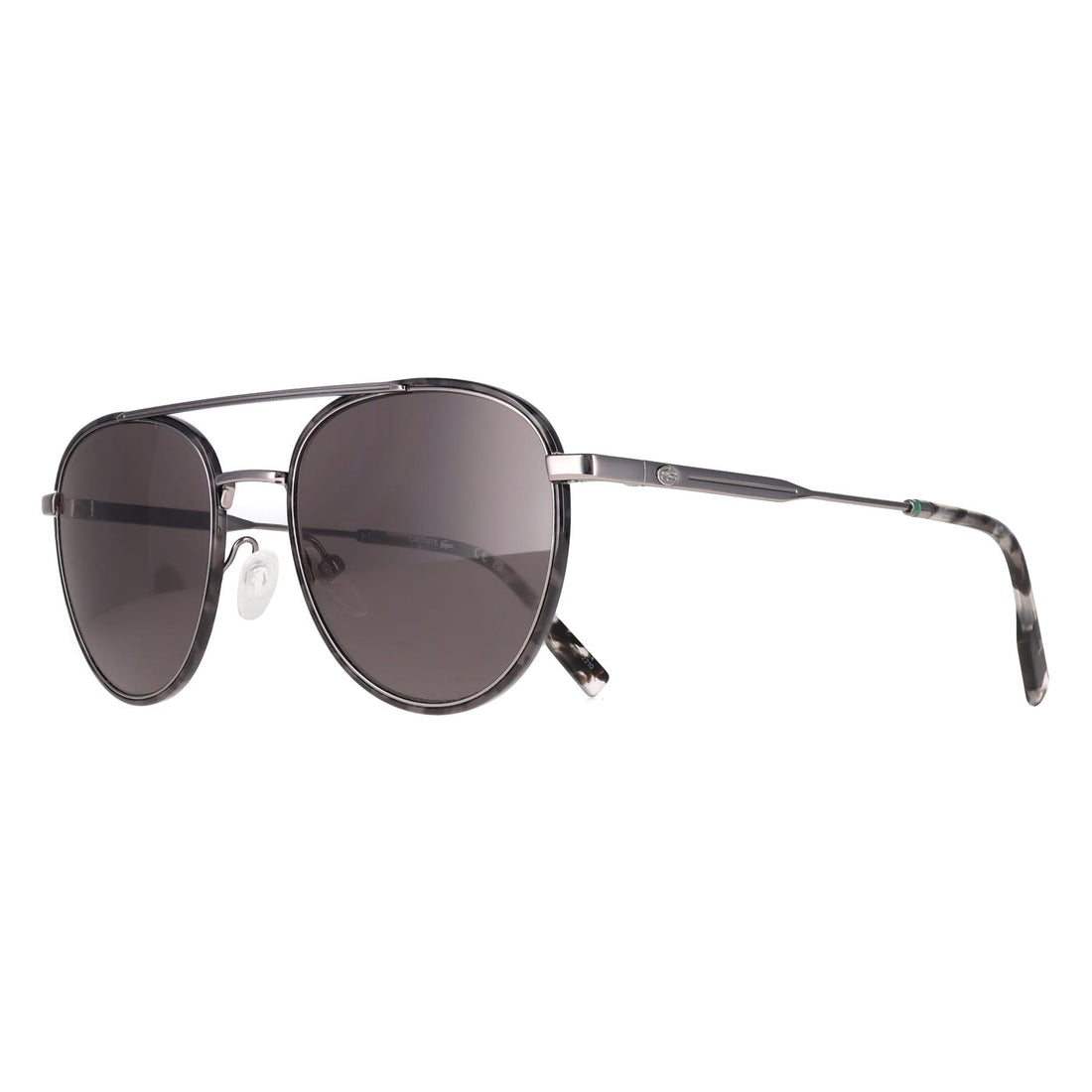 Lacoste Sunglasses L258S 033 Gunmetal Solid Grey Smoke