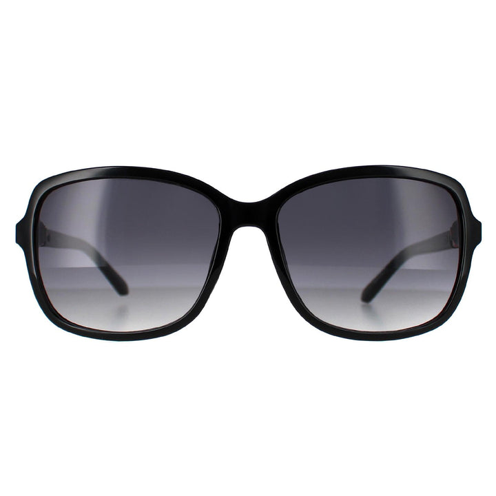 Guess Sunglasses GF0393 01B Shiny Black Smoke Gradient