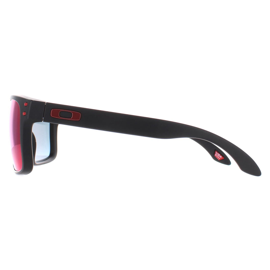 Oakley Sunglasses Holbrook OO9102-36 Matt Black Positive Red Iridium