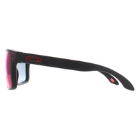 Oakley Sunglasses Holbrook OO9102-36 Matt Black Positive Red Iridium