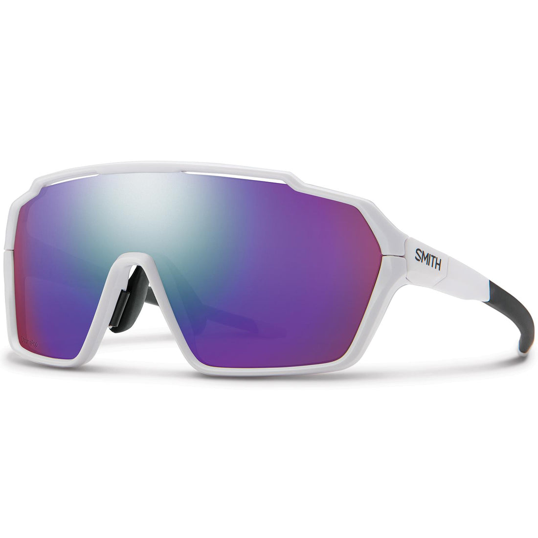 Smith Sunglasses Shift VK6 DI White ChromaPop Violet Mirror