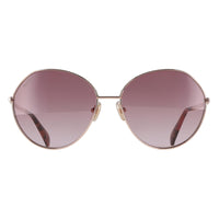 Max Mara Sunglasses MM0096 Menton 28Z Shiny Rose Gold Purple Gradient