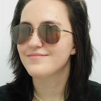 Serengeti Sunglasses Haywood Small SS544001 Brushed Bronze Mineral Drivers Gold Polarized