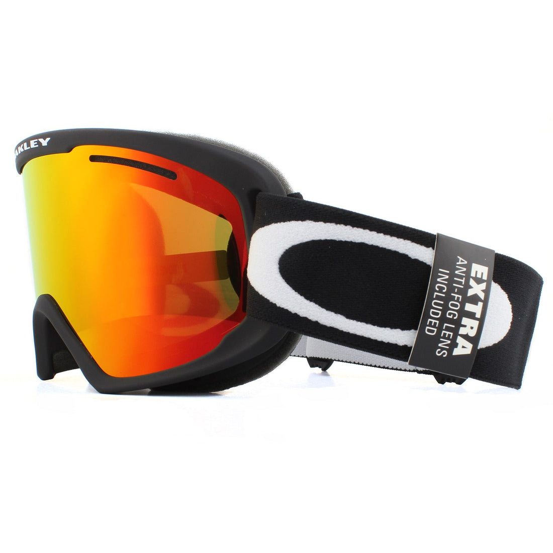 Oakley Ski Goggles O Frame 2.0 Pro XM OO7113-01 Matte Black Fire Iridium & Persimmon