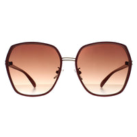 Guess Sunglasses GF0407 66F Shiny Red Brown Gradient