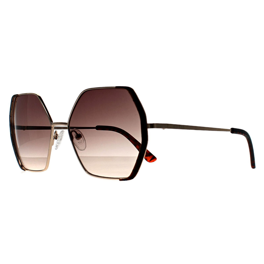 Guess Sunglasses GF0387 32F Gold Brown Brown Gradient