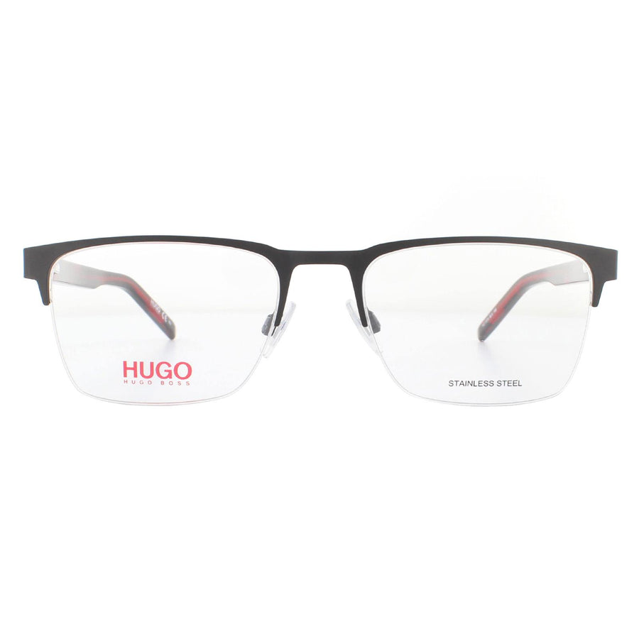 Hugo By Hugo Boss HG 1076 Glasses Frames Matte Black Red