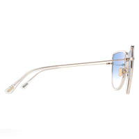 Tom Ford Sunglasses Tina FT0759 28B Shiny Rose Gold Smoke Gradient