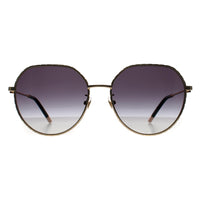 Furla Sunglasses SFU627 0300 Gold Grey Smoke Gradient