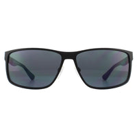 Tommy Hilfiger TH 1542/S Sunglasses Matte Black / Grey Blue