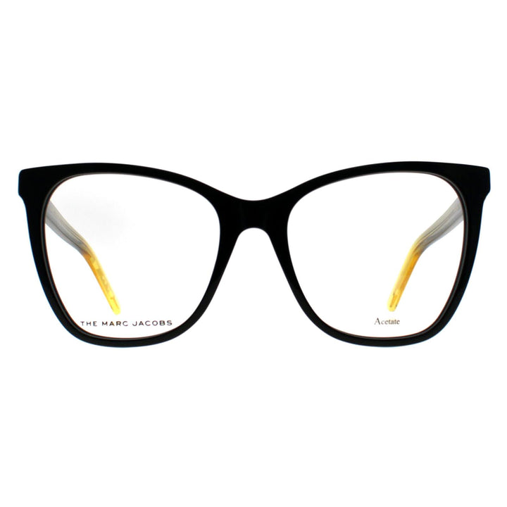 Marc Jacobs Glasses Frames MARC 600 71C Black Yellow Women