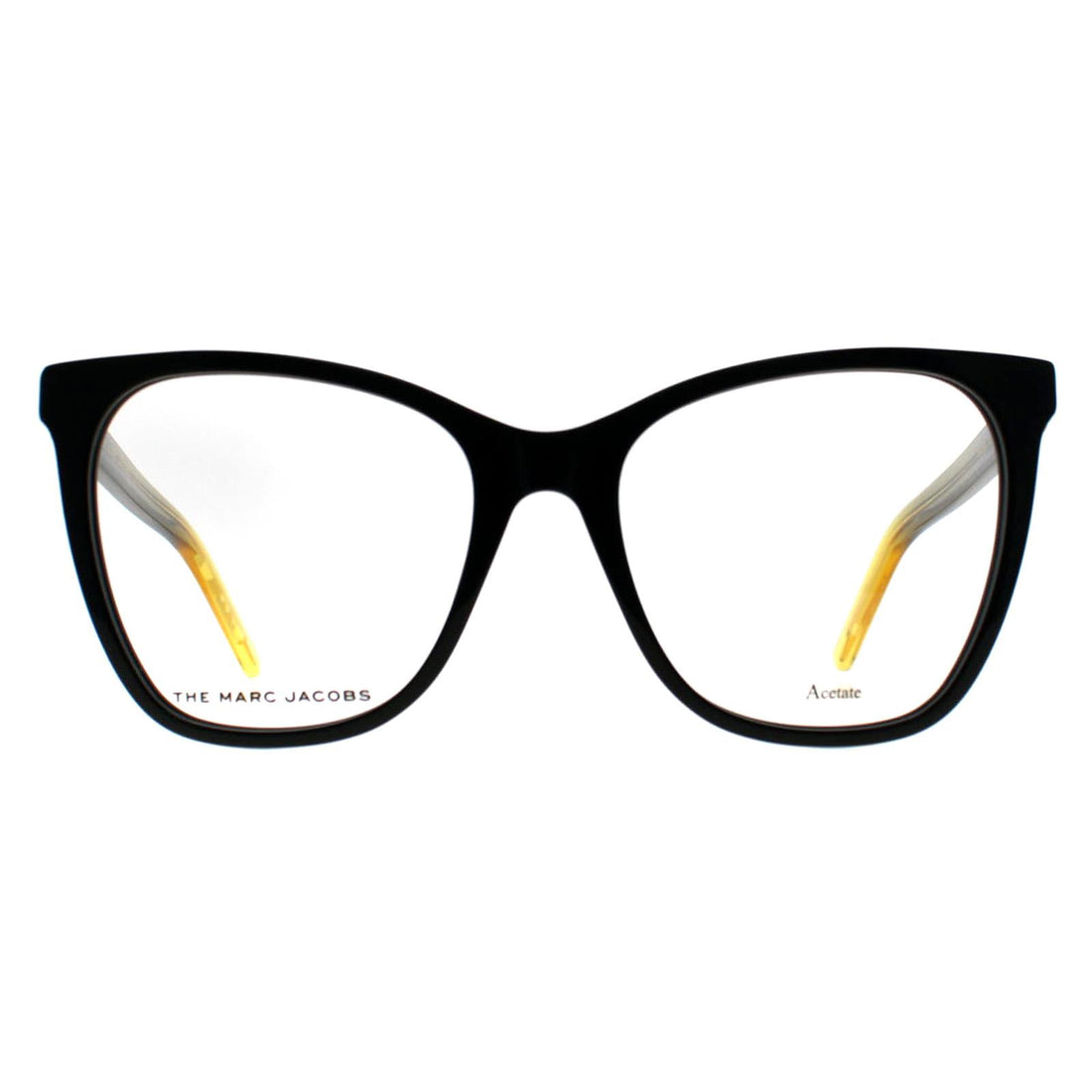 Marc Jacobs Glasses Frames MARC 600 71C Black Yellow Women