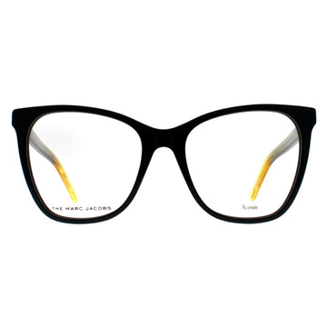 Marc Jacobs Glasses Frames MARC 600 71C Black Yellow Women