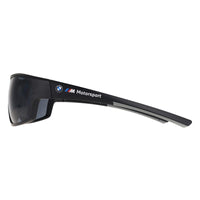 BMW Motorsport Sunglasses BS0024 02D Matte Black Smoke Polarized