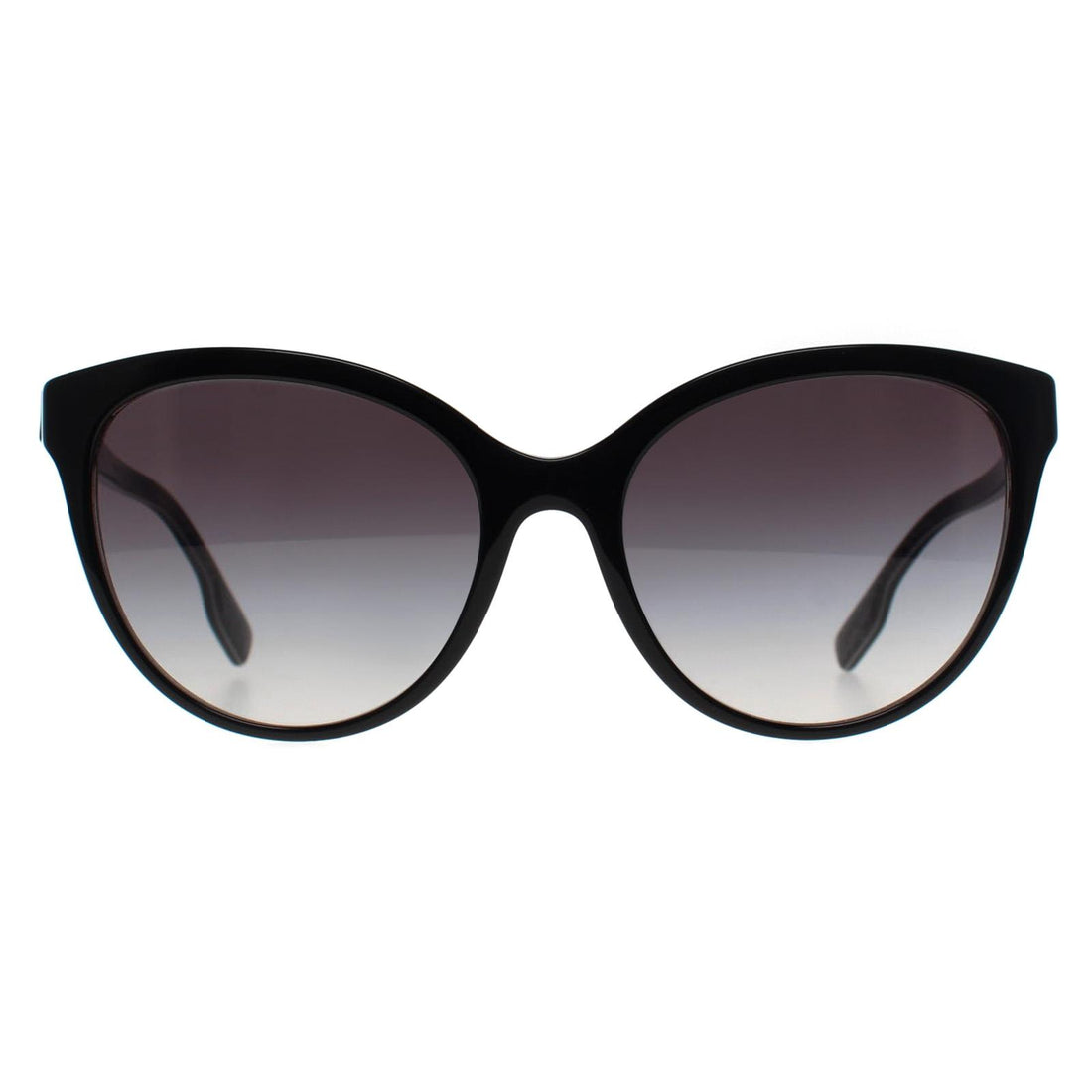 Burberry Sunglasses BE4365 Betty 3977/8G Black on Crystal TB Print Grey Gradient