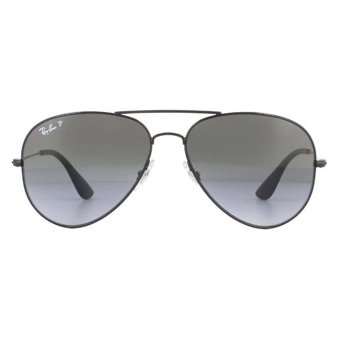 Ray-Ban RB3558 Sunglasses Black Grey Polarized