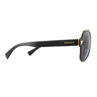 Versace Sunglasses VE2199 100281 Black Grey Polarized