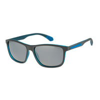 Superdry Sunglasses SDS-5014 108P Matte Grey Blue Silver Mirror Polarized