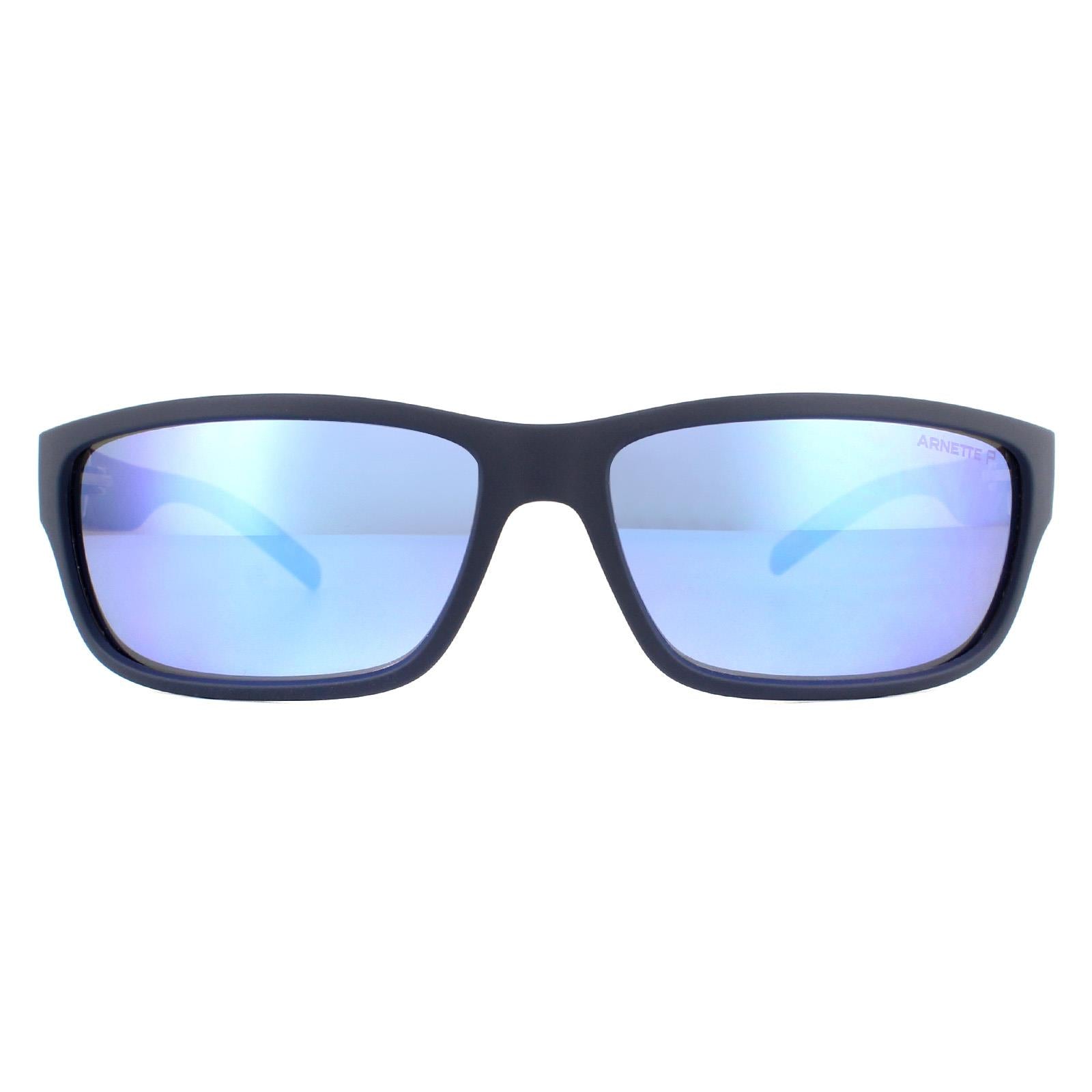 Sunglasses Zoro AN4271 Matte Blue Dark Grey Mirror Water Polarized