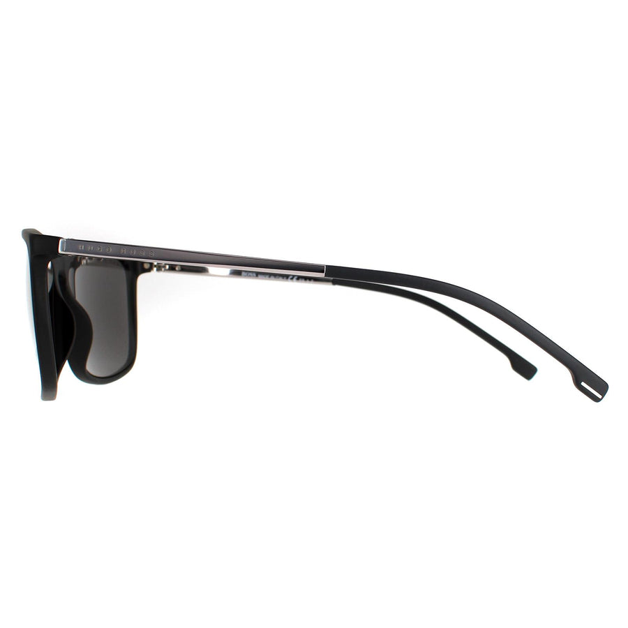 Hugo Boss Sunglasses BOSS 1182/S/IT 003 M9 Matte Black Grey Polarized