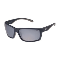 Caterpillar Sunglasses CTS-8031 106P Matte Navy Grey Grey Silver Mirror Polarized