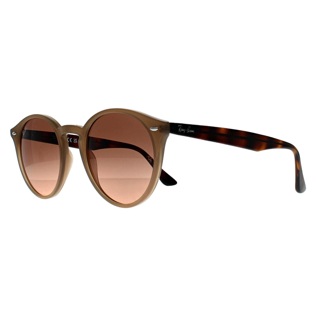 Ray-Ban Sunglasses 2180 678846 Polished Turtledove Pink Gradient Grey