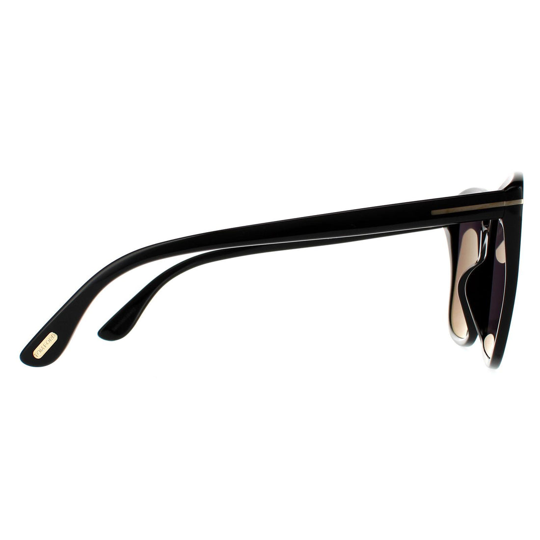 Tom Ford Sunglasses Faye FT0788 01A Shiny Black Smoke Grey
