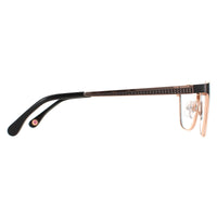 Ted Baker Glasses Frames TB2227 Maddox 004 Black and Rose Gold Women