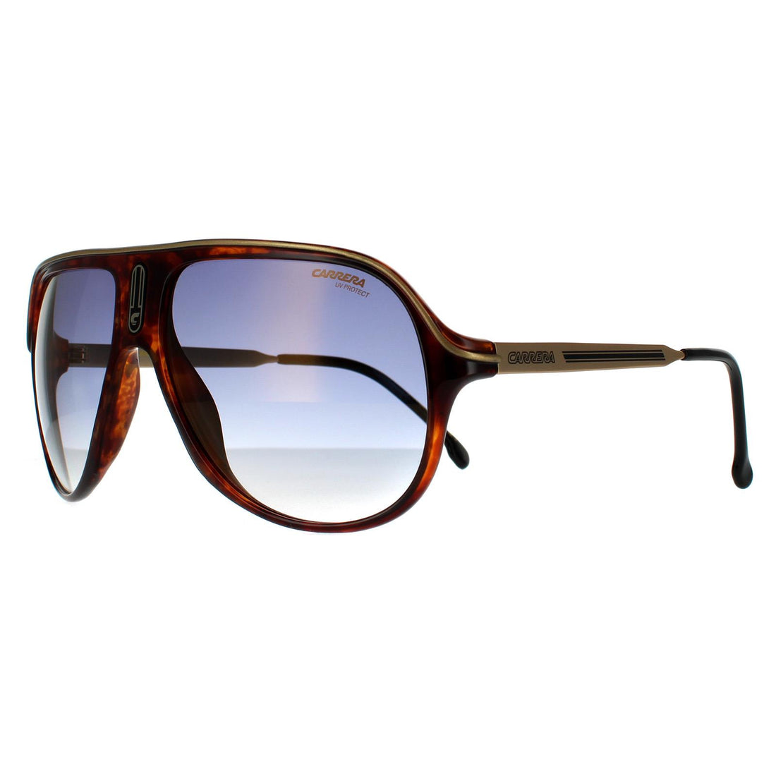 Carrera Sunglasses Safari 65/N 086 1V Dark Havana Grey Bronze Mirror