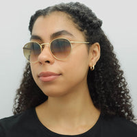 Ray-Ban Sunglasses RB3637 New Round 001/51 Gold Brown Gradient