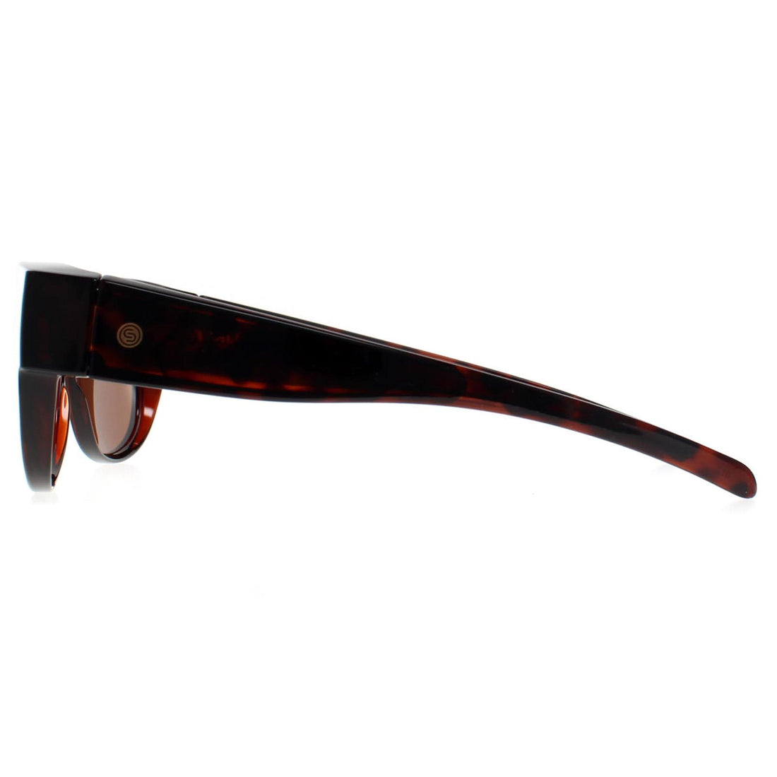 Smarty Sunglasses SE2200 Fit Over A Dark Havana Brown Polarized