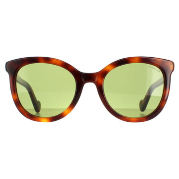 Moncler Sunglasses ML0119 52N Dark Havana Green