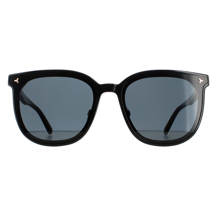 Bally BY0044-K Sunglasses Black Grey Mirrored
