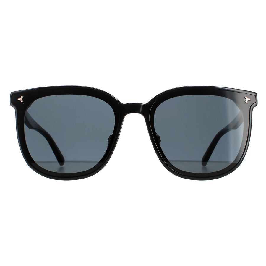 Bally BY0044-K Sunglasses Black / Grey Mirrored