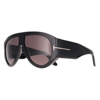 Tom Ford Sunglasses Bronson FT1044 01A Shiny Black Grey Light Mirror