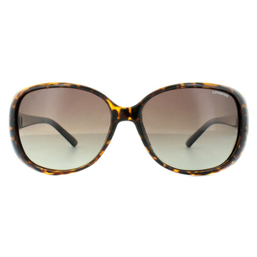 Polaroid Sunglasses P8430 581 LA Havana Black Brown Gradient Polarized