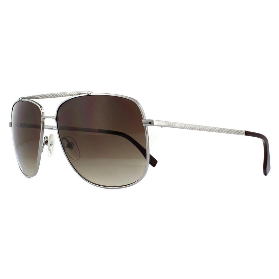 Lacoste Sunglasses L188S 035 Light Gunmetal Brown