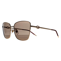 Furla Sunglasses SFU714 300 Shiny Rose Gold Brown